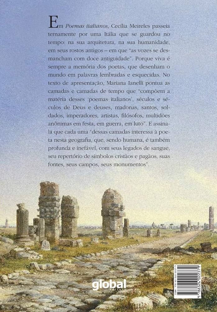 𝐏𝐨𝐞𝐦𝐚𝐬 𝐈𝐭𝐚𝐥𝐢𝐚𝐧𝐨𝐬 - Cecília Meireles CaravelaLivrosDoBrasil