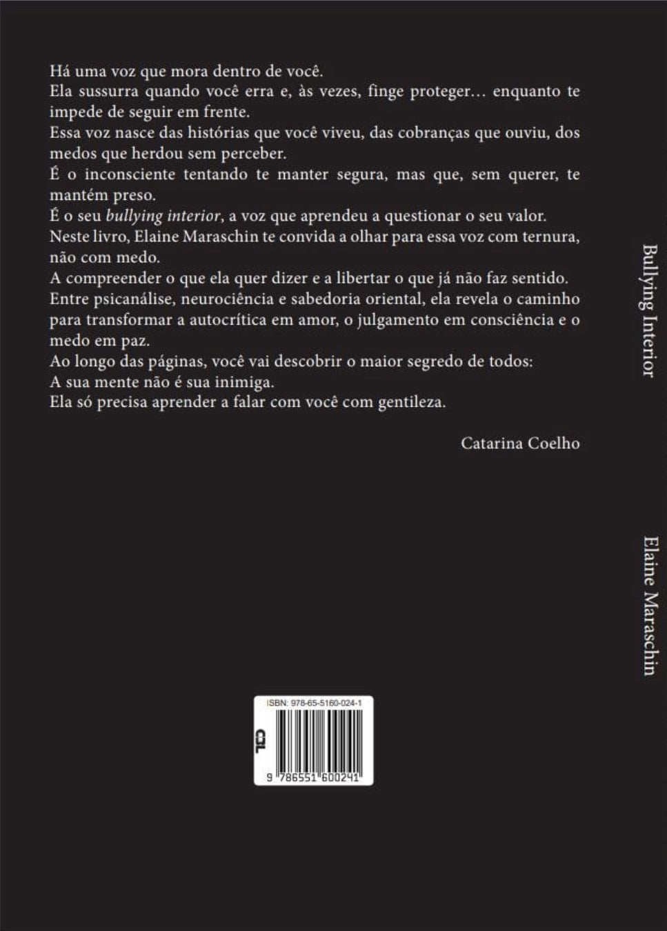 𝗕𝘂𝗹𝗹𝘆𝗶𝗻𝗴 𝗜𝗻𝘁𝗲𝗿𝗶𝗼𝗿 - Elaine Maraschin CaravelaLivrosDoBrasil