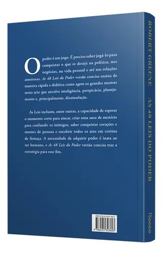 𝐀𝐬 𝟒𝟖 𝐥𝐞𝐢𝐬 𝐝𝐨 𝐩𝐨𝐝𝐞𝐫 - Robert Greene CaravelaLivrosDoBrasil