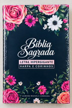 Biblia Sagrada - LETRA HIPERGIGANTE - HARPA E CARINHOS