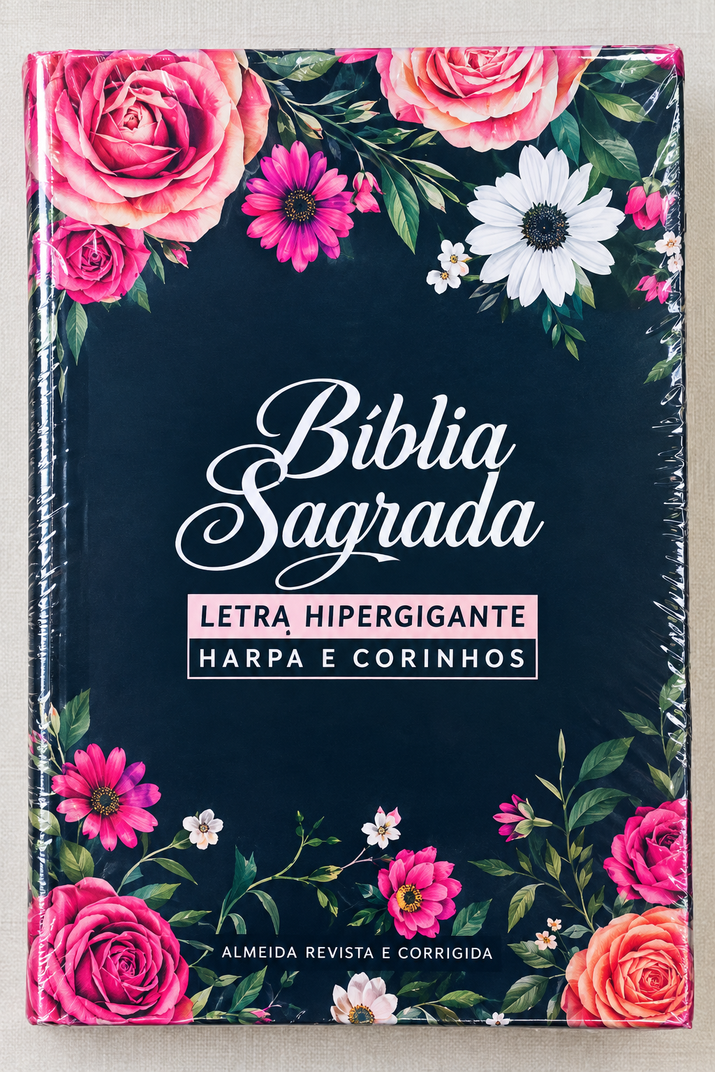 Biblia Sagrada - LETRA HIPERGIGANTE - HARPA E CARINHOS